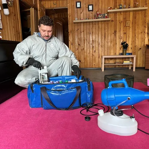 ФОТО Полное удаление ртути в помещениях в Новосибирске